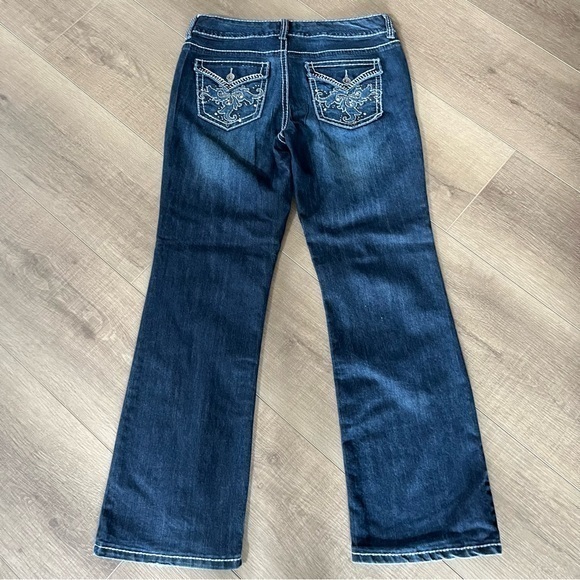 Nine West Denim - Nine West Jeans Waist 34” Inseam 31”Stretch‎ Bootcut Bling On Pockets Blue
